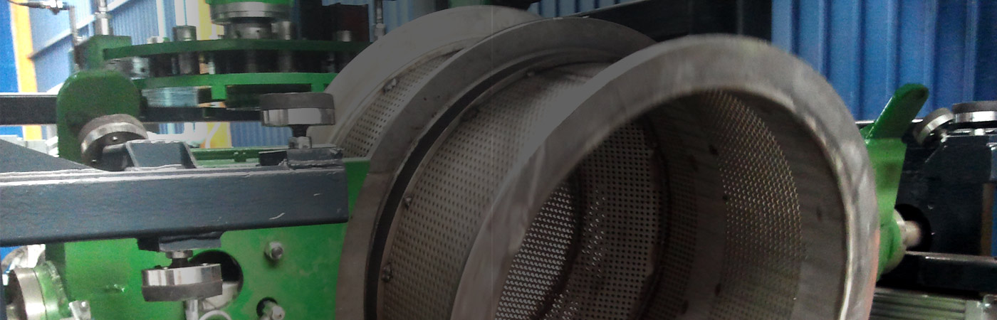 Perforated stainless steel centrifuge basket