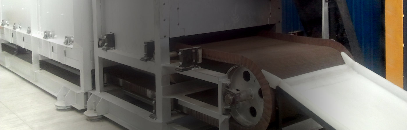 Continuous belt oven from the Nanomate line